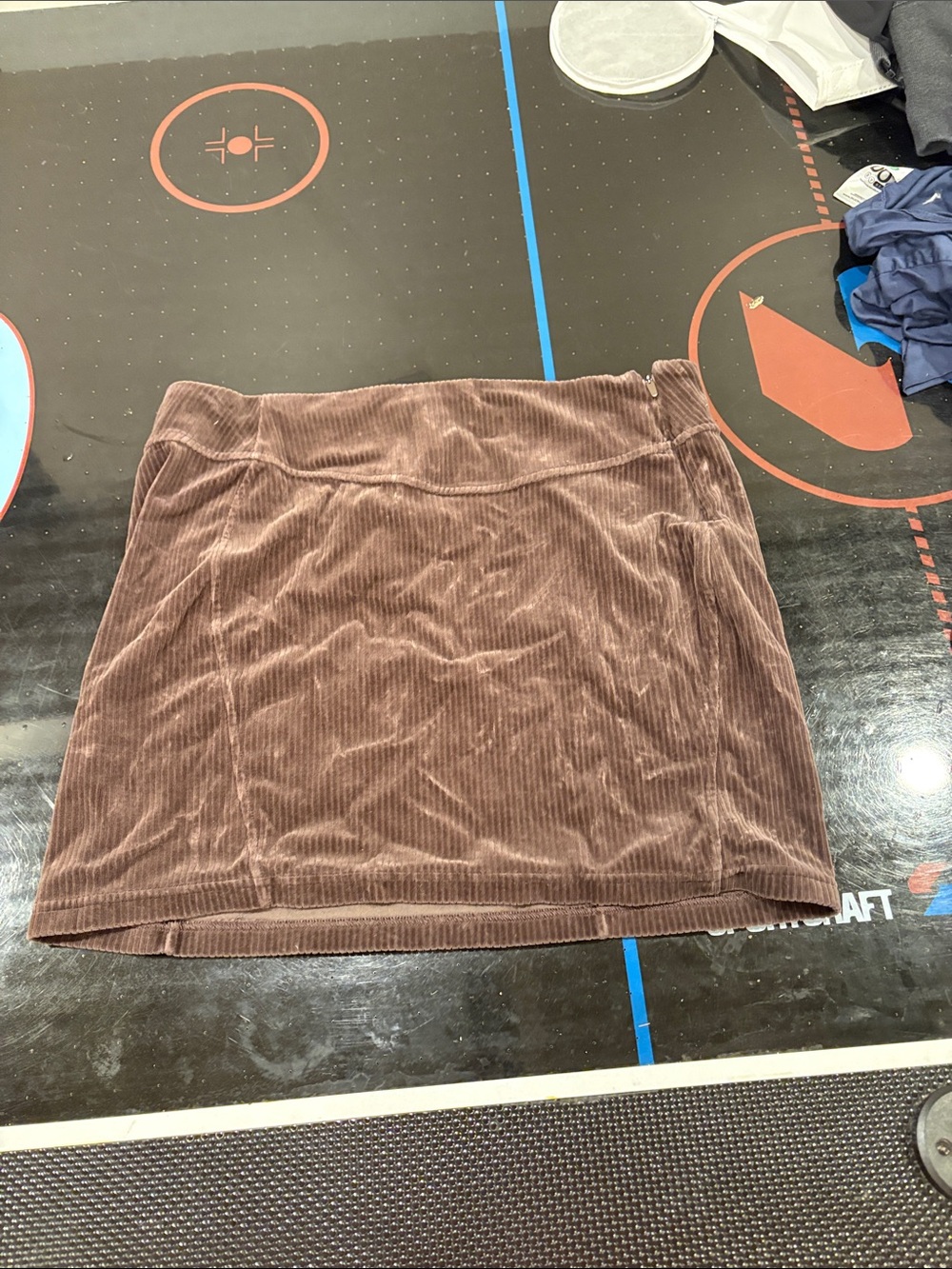 lululemon athletica Brown Corduroy Mini Skirt